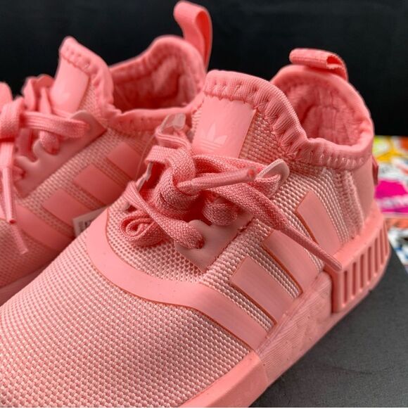 Adidas NMD R1 All Pink Size 5K - Picture 7 of 14
